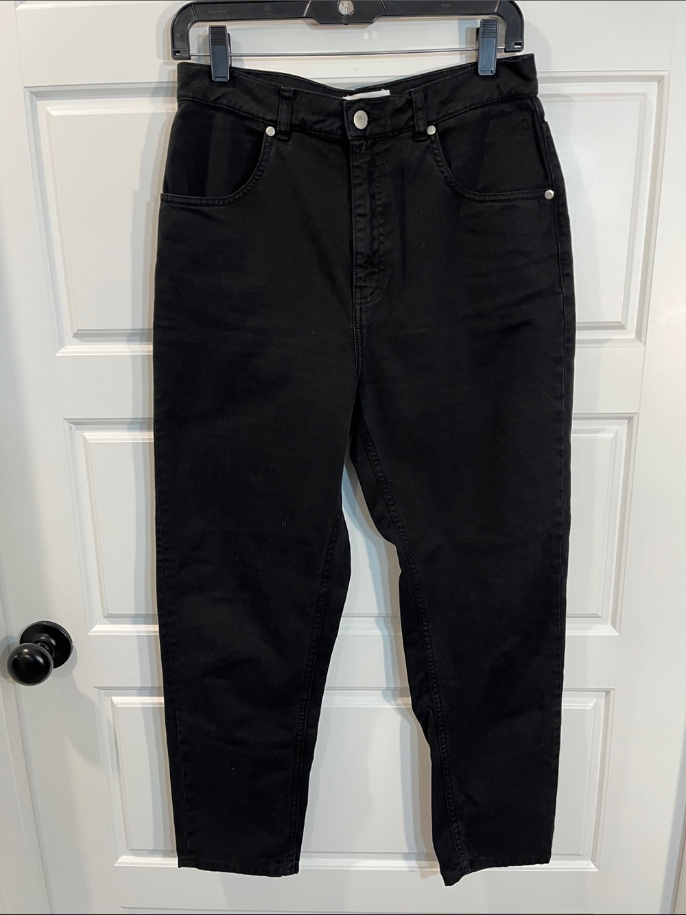 KOTN KOTN High Rise Straight Leg Jeans Black 6